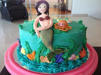 Mermaid cake - Cake by Radhika
