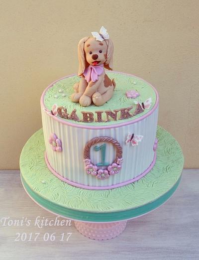 Cute puppy :)  - Cake by Cakes by Toni