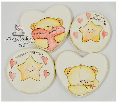 Forever friends valentine cookies - Cake by Hopechan