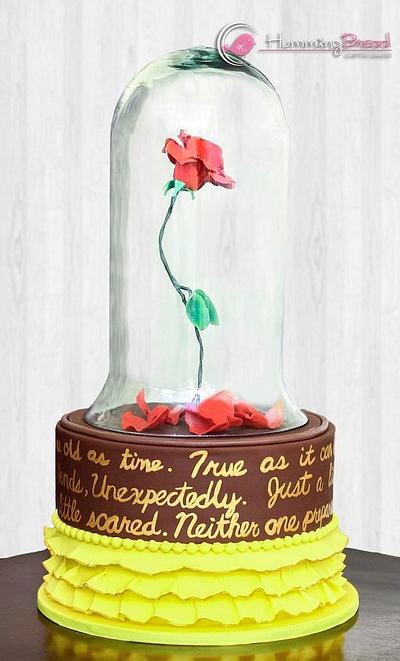 Beauty and the Beast Inspired Cake - Cake by HummingBread