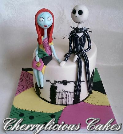 A Nightmare Before Christmas Cake - Cake by Victoria - Cherrylicious Cakes