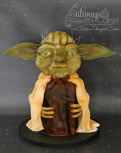 Yoda - Cake by AlwaysWithCake