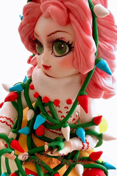Pullip tangled in christmas - Cake by PALOMA SEMPERE GRAS