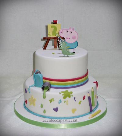 Peppa Pig cake - Cake by leccalecca
