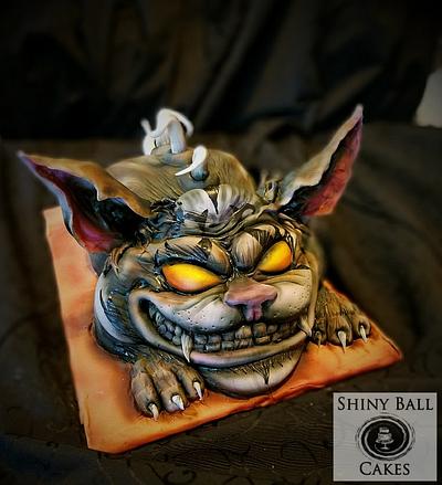 Evil Cheshire Cat - Cake by Shiny Ball Cakes & Creations (Rose)
