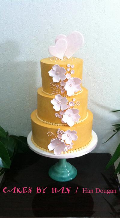 Wedding cake . - Cake by Han Dougan
