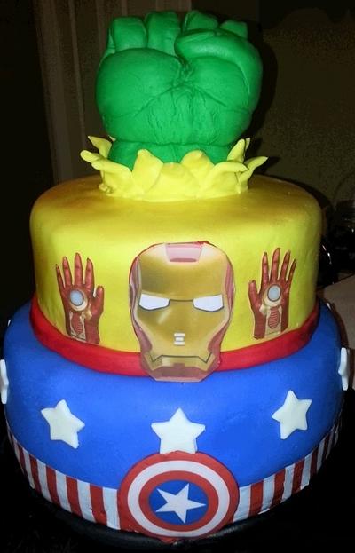 Avenger Cake - Cake by Wicked Sinsations