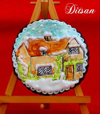 winter house - Cake by Ditsan