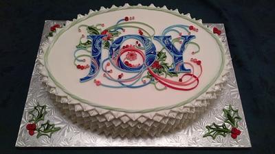 Joy of the season - Cake by queenovcakes