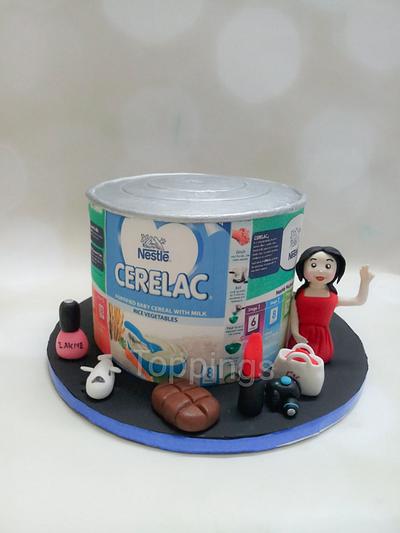 Cerelac tin cake - Cake by toppings