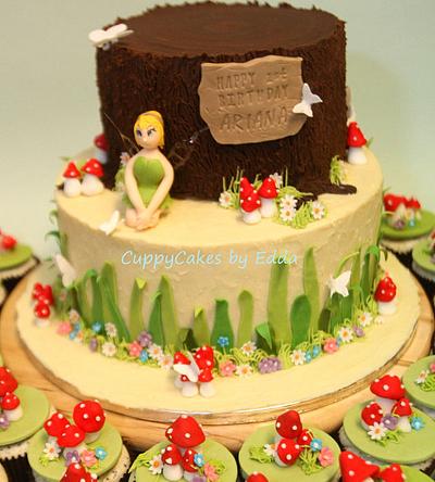 inspired by Tinker Bell - Cake by edda