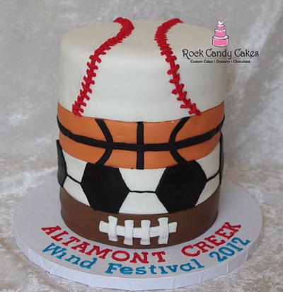 Sports Cake - Cake by Rock Candy Cakes