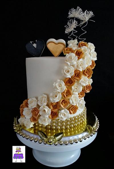 Wedding Cake - Cake by Tina Salvo