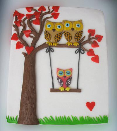 Owls - Cake by Alena