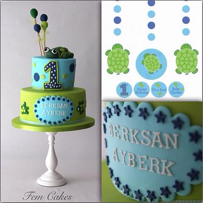 Little turtle - Cake by Fem Cakes