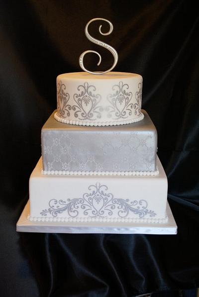 Silver Stencil - Cake by Sweet Compositions