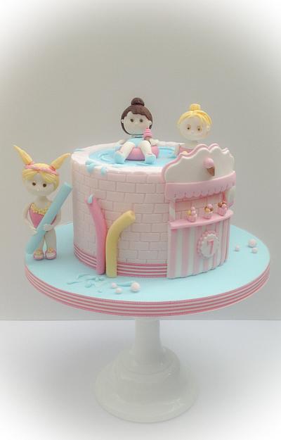 Swim party - Cake by Samantha's Cake Design
