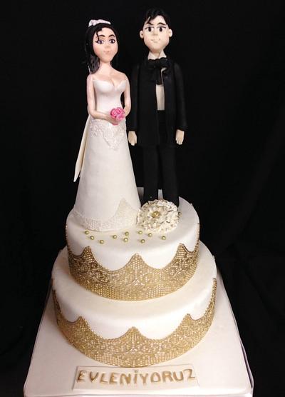 Wedding Cake - Cake by sibelsah