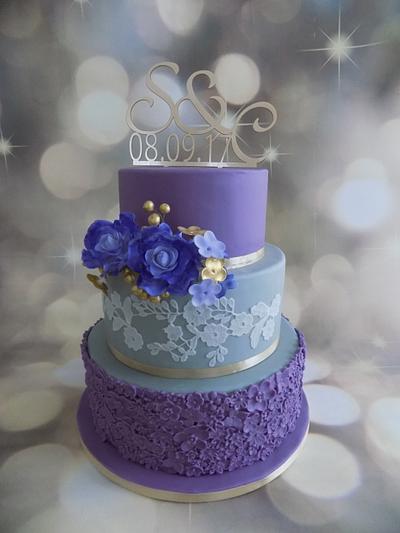 Weddingcake - Cake by Wilma's Droomtaarten