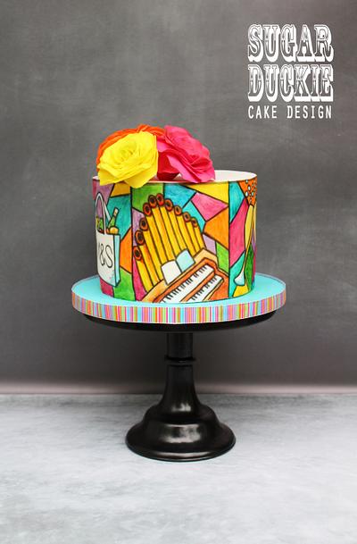 Stained Glass for Aileen - Cake by Sugar Duckie (Maria McDonald)