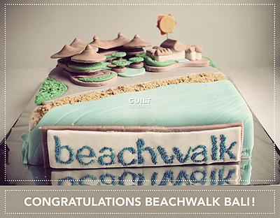 Beachwalk Bali Opening Cake - Cake by Guilt Desserts