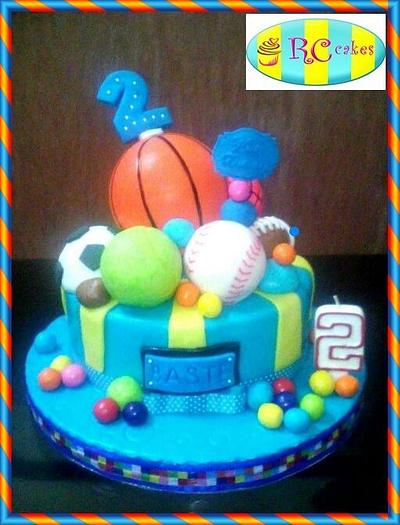 Sport Balls cake - Cake by RC cakes by Maria Rota Cullano