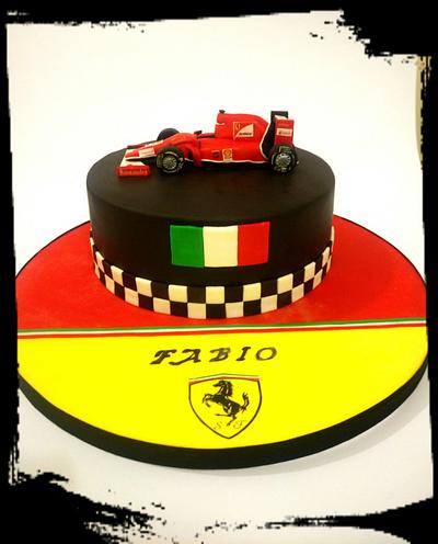 Ferrari f1 cake - Cake by Mariana Frascella