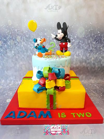 Donald duck and Mickey by Arty cakes  - Cake by Arty cakes