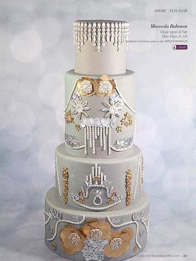 Elie Saab inspired cake  - Cake by soods