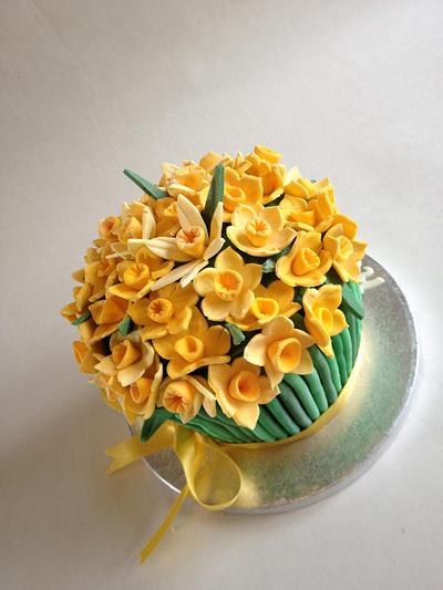Daffodil cake  - Cake by CAKE! ...by Kate