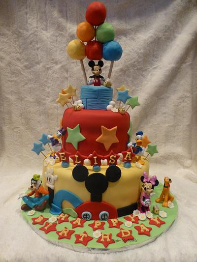 mickey mouse clubhouse - Cake by Sugar My World