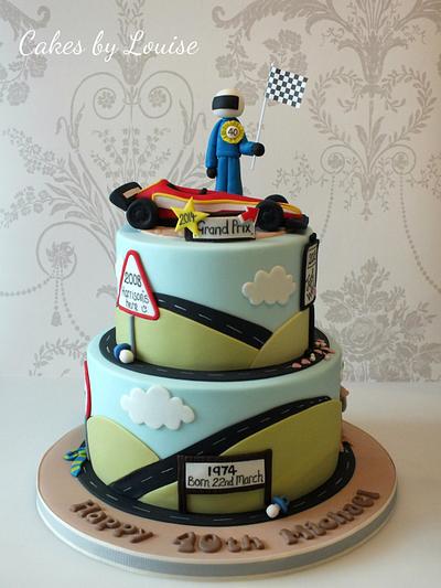 40th 'Life's Milestone's' cake - Cake by Louise Jackson Cake Design