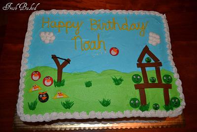 Angry Birds sheet cake - Cake by Jamie Dixon