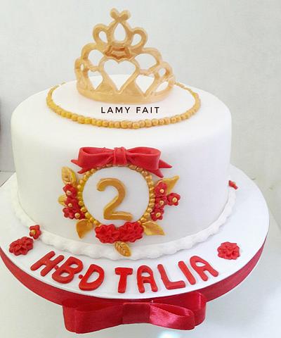 Tiara cake - Cake by Randa Elrawy