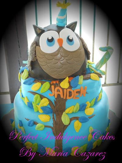 Guess Whooo turned One - Cake by Maria Cazarez Cakes and Sugar Art