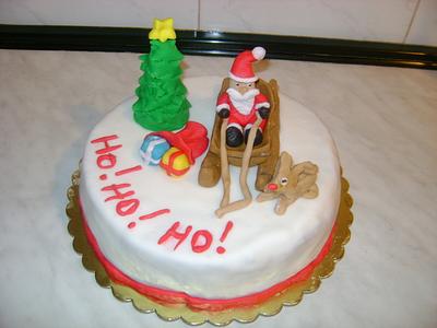 Santa is coming cake  - Cake by Dora Th.