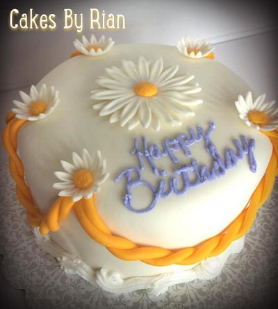 Daisy Cake - Cake by Cakes By Rian