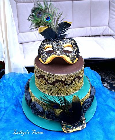 Masquerade - Cake by Lidiya Petrova 