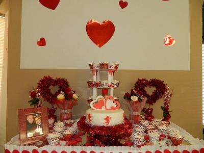 Valentine Wedding Cupcakes - Cake by maribel