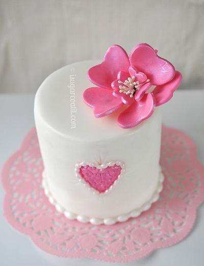 Mr. & Mrs. Anniversary Mini Cakes - Cake by I Sugar Coat It!