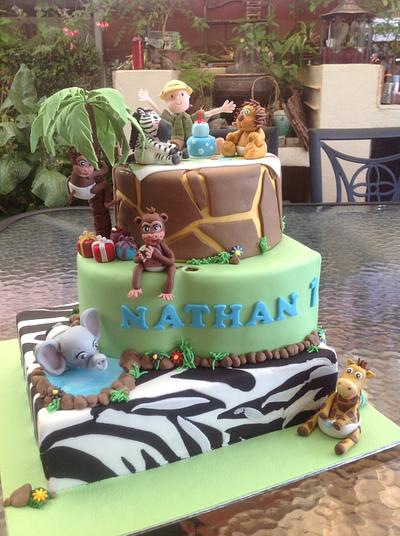 Jungle Party Cake - Cake by Angelic Cakes By Sarah