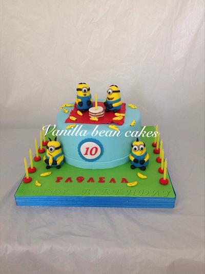 Minion cake - Cake by Vanilla bean cakes Cyprus