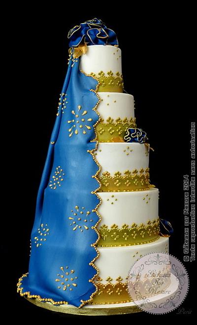 Indian Wedding cake - Cake by Galina Duverne - Gâteaux Sur Mesure Paris