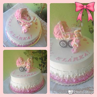 For a new-born girl   - Cake by luhli