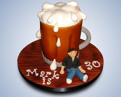 Too much beer!  - Cake by OfF ThE CuFf CaKeS!!