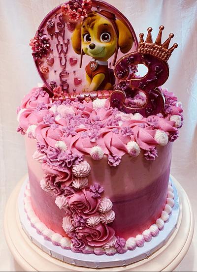 "Skye" Paw Patrol birthday cake - Cake by Eicie Does It Custom Cakes