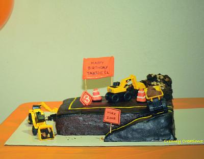 Construction cake - Cake by Harshitha