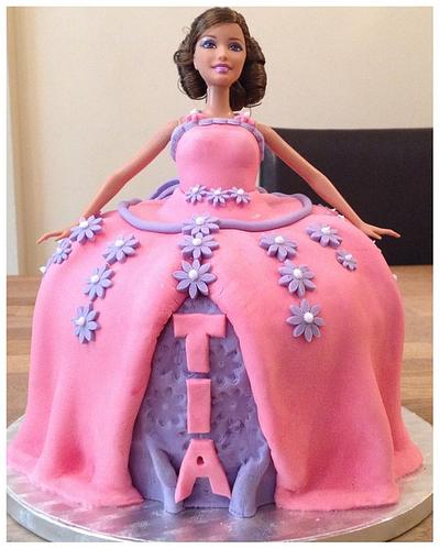 Princess Doll Cake - Cake by Karen Bradley