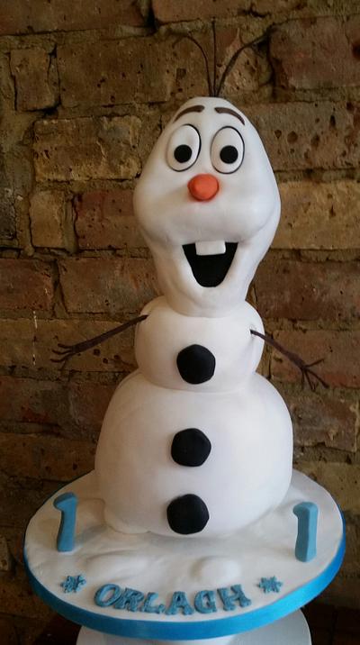 Olaf Cake - Cake by Helen Campbell
