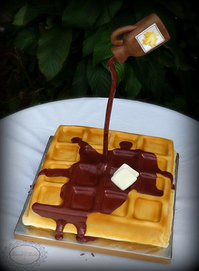 3D Waffle - Cake by Karens Kakes